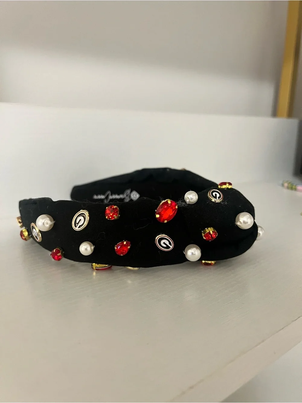 UGA Black Brianna Cannon Headband
